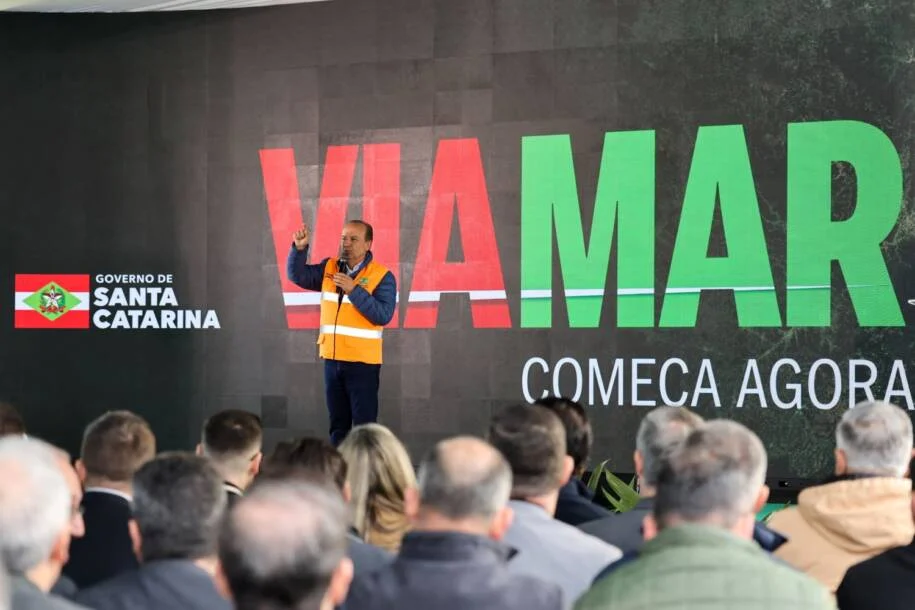 Governador Jorginho Mello lança edital da VIAMAR e promete revolução em SC