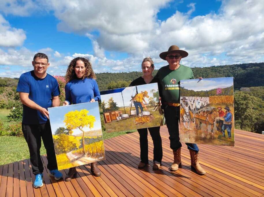 Hemerson Silva expõe ‘Lida Pantaneira’ e valoriza cultura no Mirante dos Ipês