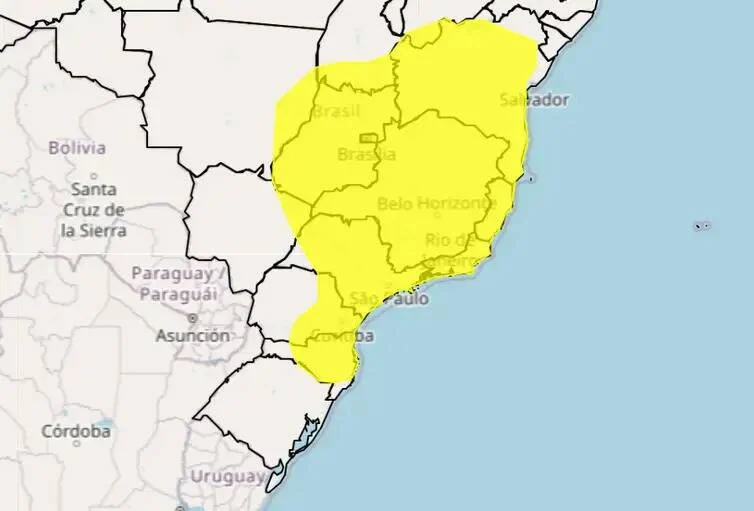 Inmet emite alerta para frio intenso e geadas em 11 estados brasileiros