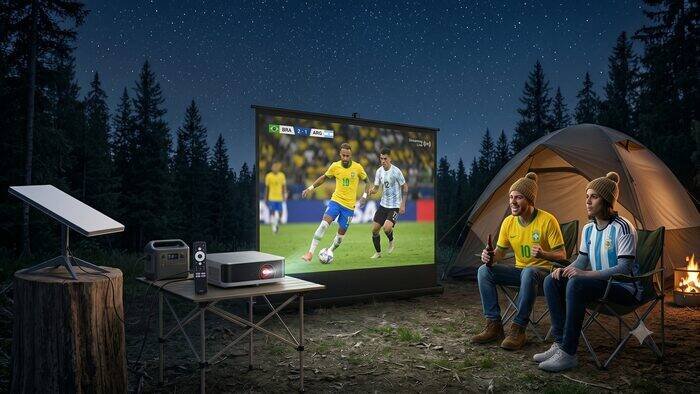 Magalu Lança Combo Starlink Mini e Projetor para Assistir à Copa 2026