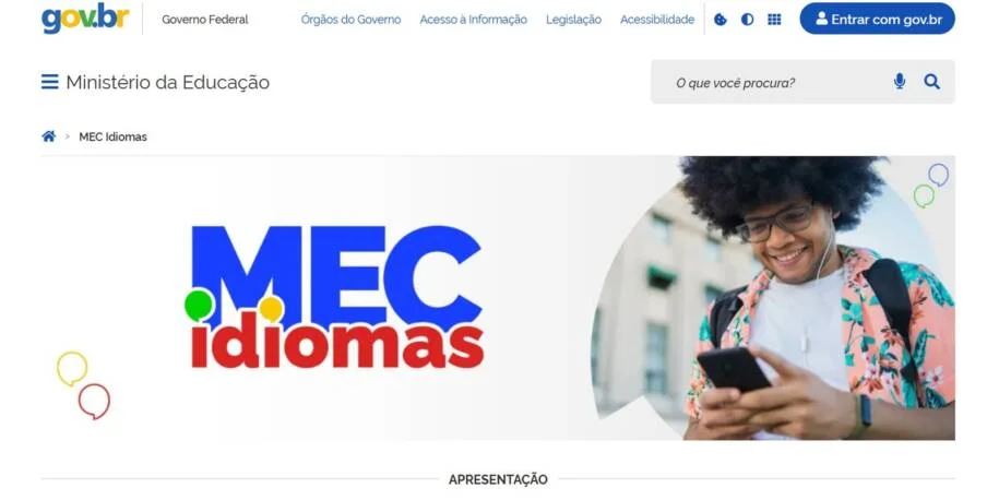 MEC lança plataforma MEC Idiomas e promete 800 aulas de inglês e espanhol gratuitos