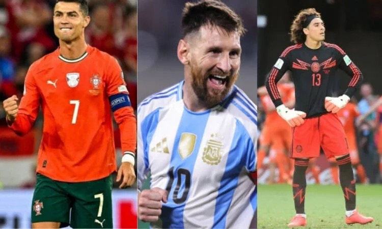 Messi, Cristiano Ronaldo e Ochoa quebram recorde histórico na Copa do Mundo 2026