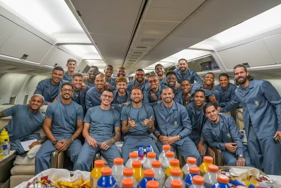 Neymar embarca para os EUA enquanto Seleção Brasileira se concentra em Nova Jersey