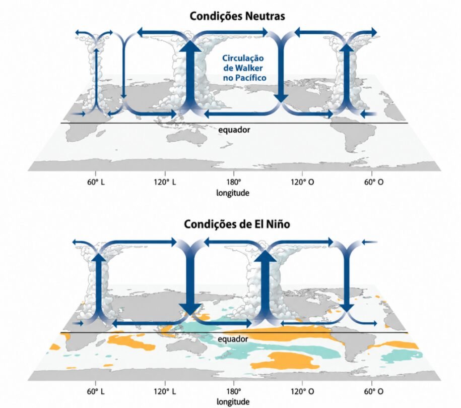 NOAA confirma El Niño e Defesa Civil de SC se prepara para desastres climáticos