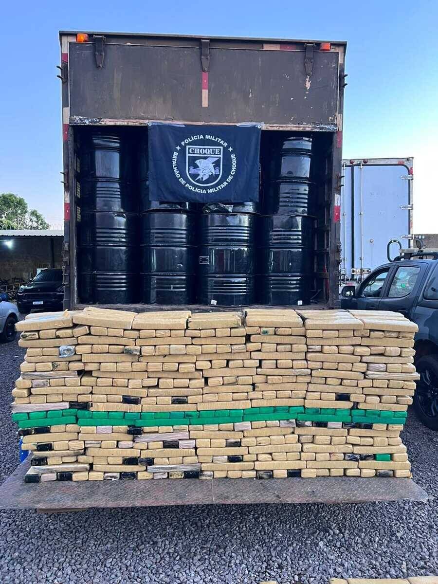 Polícia Militar prende motorista com 1,47 tonelada de maconha avaliada em R$ 3 milhões