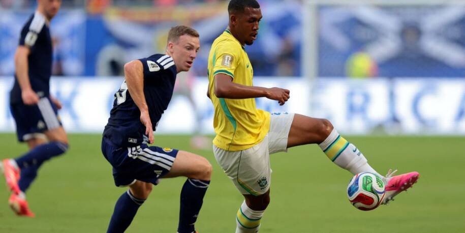 Rayan brilha e faz história na vitória do Brasil sobre a Escócia na Copa