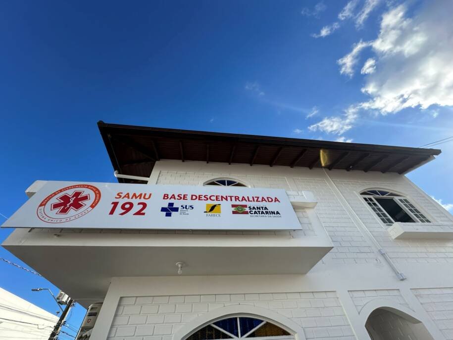 Samu SC inaugura 14ª base em São José com investimento de R$ 300 mil