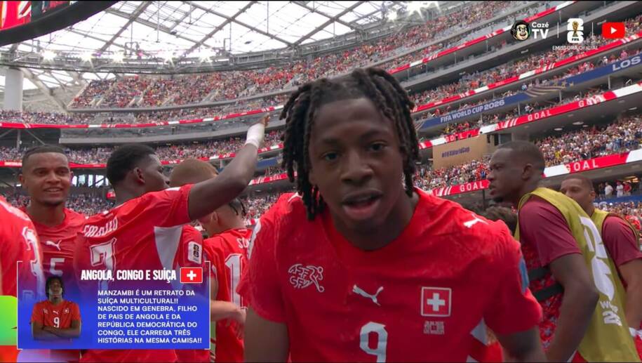 Suíça supera Canadá por 2 a 1 e avança como líder do Grupo B na Copa