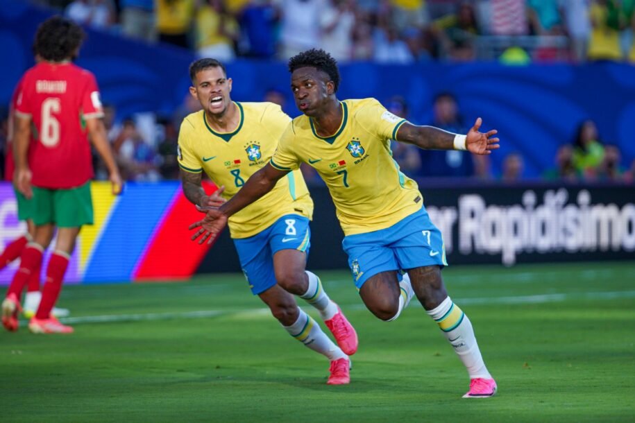 Vinícius Júnior admite falhas do Brasil após empate tenso com Marrocos