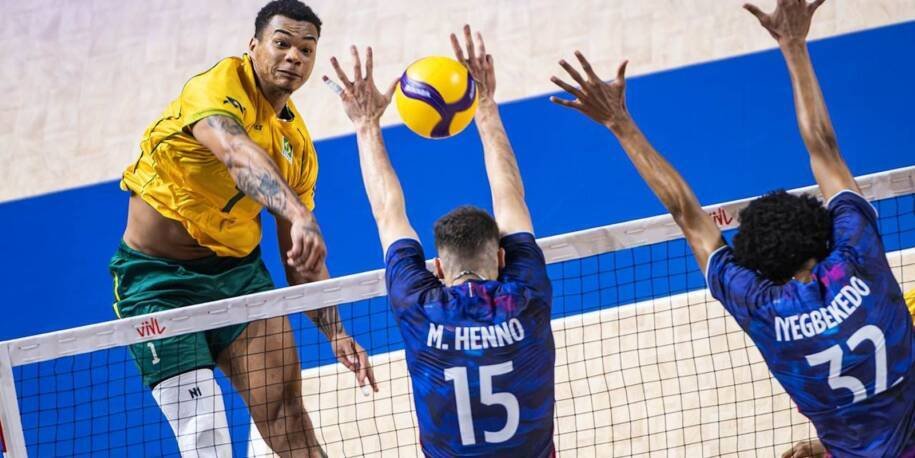 Brasil derruba França na Liga das Nações e avança com Darlan brilhando