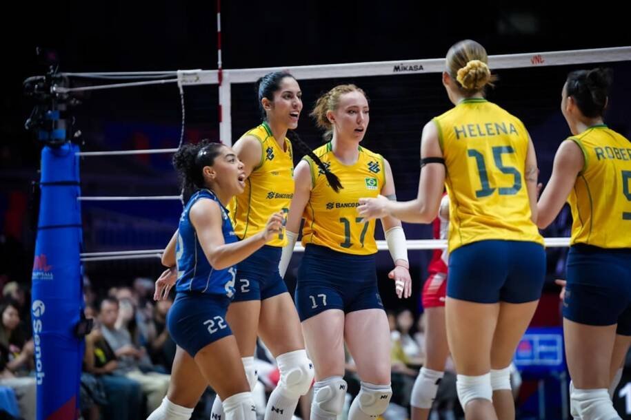 Brasil vence Polônia e garante vaga nas finais da Liga das Nações em Osaka
