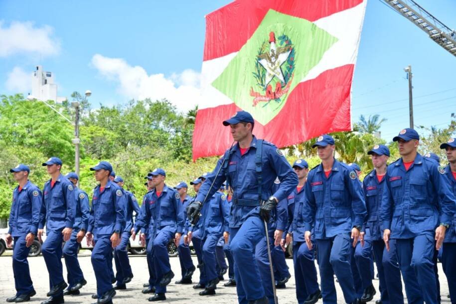 CBMSC inicia formação de 110 novos bombeiros e reforça atendimento à população
