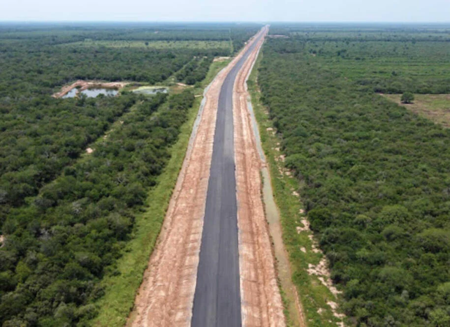 DNIT revela avanço de 38,1% na construção do acesso à Ponte Bioceânica