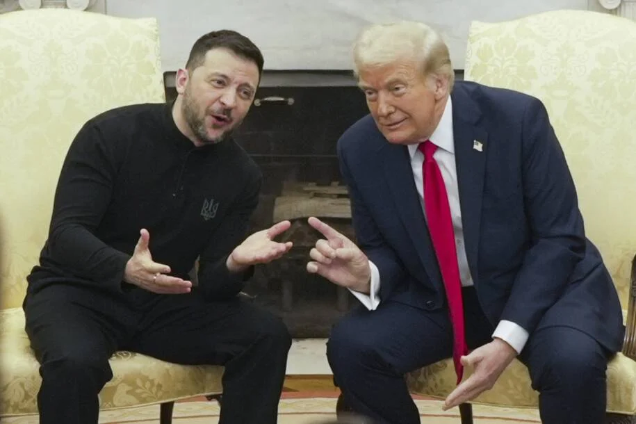 Donald Trump recebe Volodymyr Zelensky na Casa Branca antes de funeral de Graham