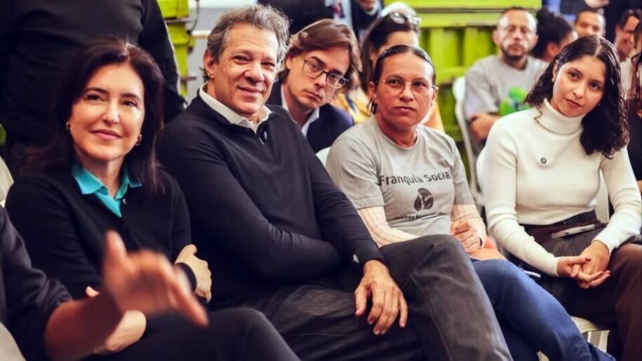 Fernando Haddad e Simone Tebet desafiam Tarcísio em convenção do PT em Campinas