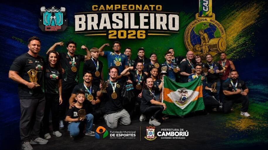 Gladiators Team representa Camboriú e busca vitórias no Campeonato Brasileiro de Powerlifting