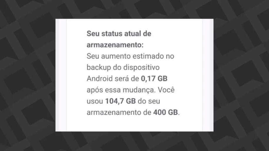 Google altera backup do Android e gera tensão sobre limite de 15 GB na nuvem
