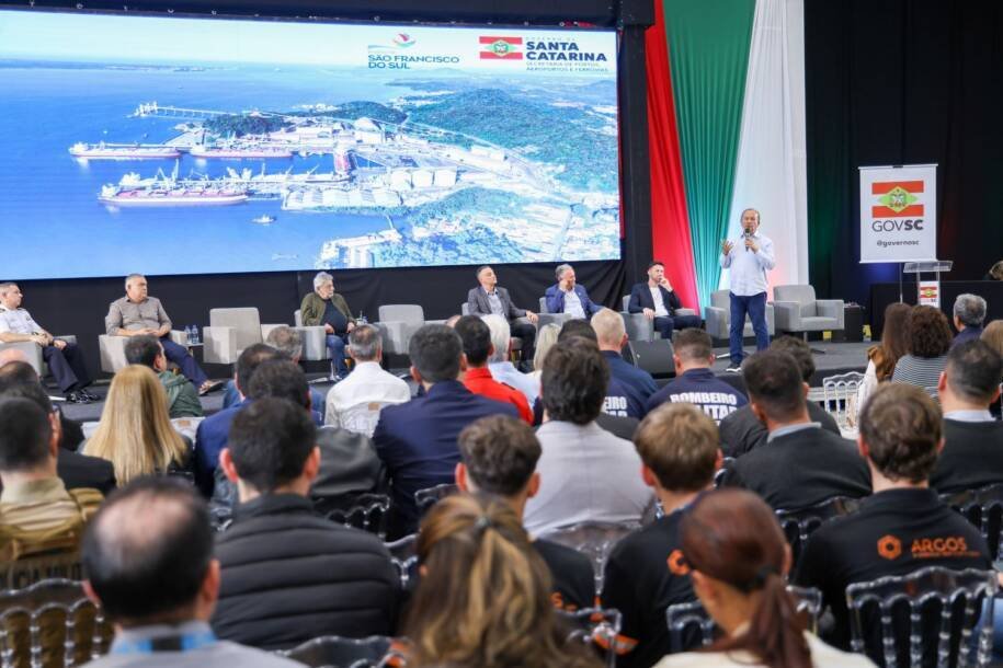 Governador Jorginho Mello anuncia R$ 27 milhões em infraestrutura para Porto de São Francisco do Sul