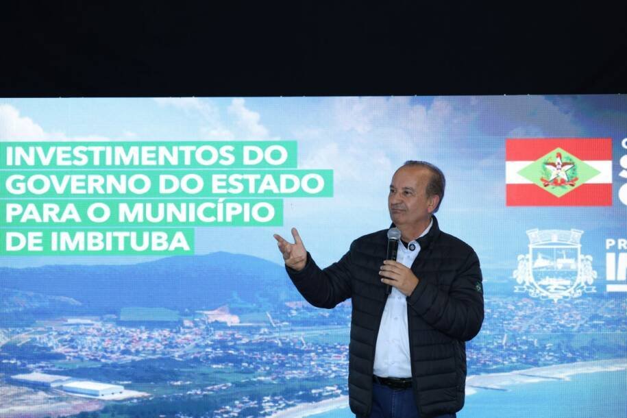 Governador Jorginho Mello autoriza R$ 24 milhões em obras para Imbituba
