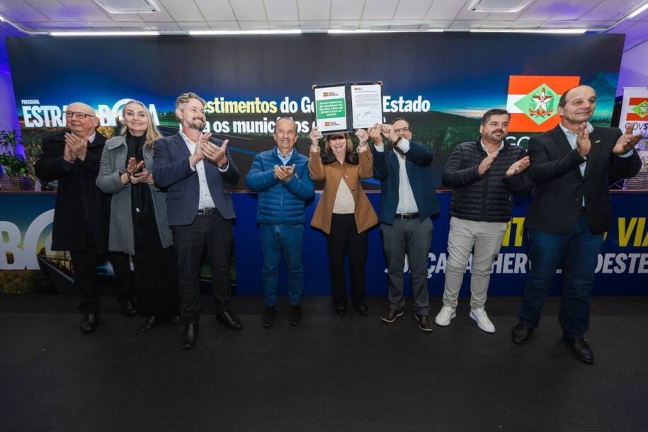 Governador Jorginho Mello libera R$ 9,6 milhões para obras em Herval d’Oeste