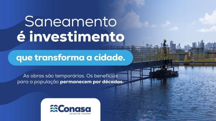 Itapema atinge 95% de coleta de esgoto e combate doenças graves