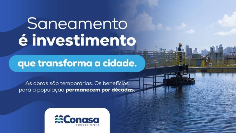 Itapema atinge 95% de coleta de esgoto e combate doenças graves