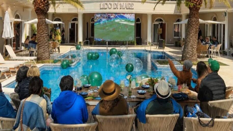 Lido di Mare by Swiss transmite Brasil x Noruega com entrada gratuita e DJ