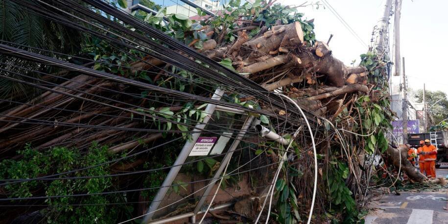 Light enfrenta caos após vendaval que deixou 279 mil sem energia no Rio