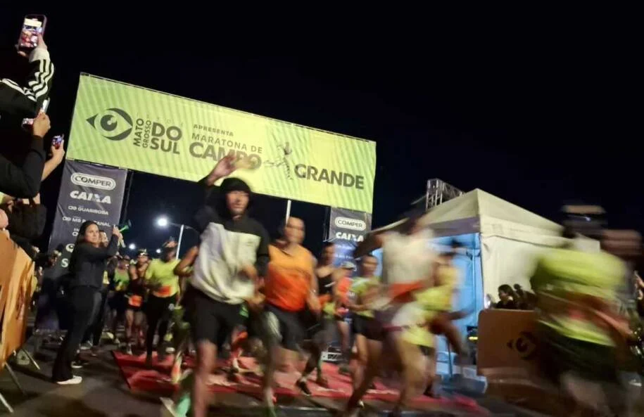 Maratona de Campo Grande bate recorde com 15 mil pessoas e bicampeão Franck Caldeira