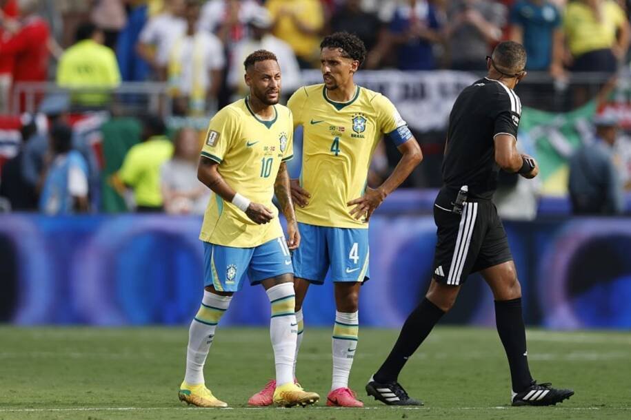 Marquinhos pede desculpas ao povo brasileiro após eliminação precoce da Copa