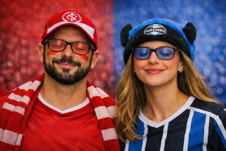 Óticas Diniz lança lentes licenciadas da dupla Gre-Nal e revoluciona mercado