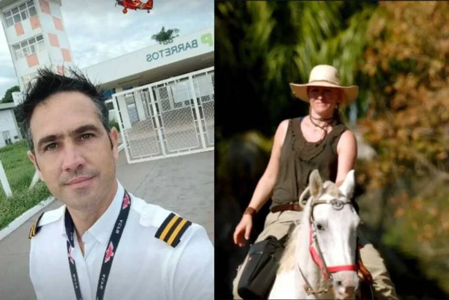 Piloto Henrique Martin e jornalista Lydia Möcklinghoff morrem em queda de avião