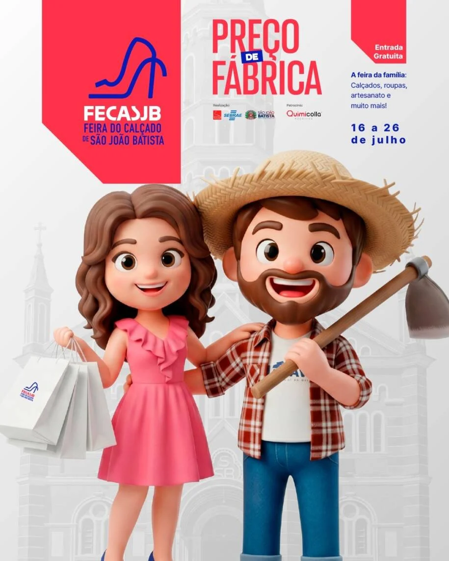 Prefeitura de São João Batista lança 2ª Feira do Calçado com atrações imperdíveis