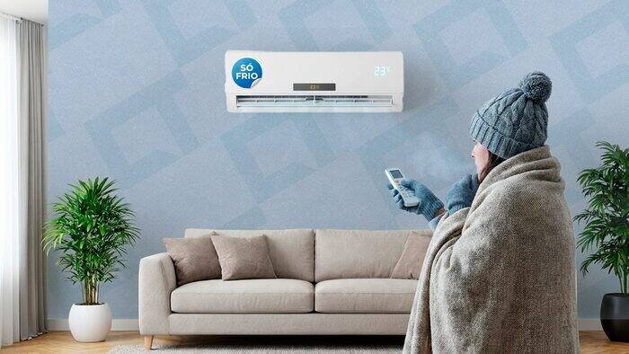 Rodrigo Men alerta: ar-condicionado ‘só frio’ não aquece ambiente no inverno