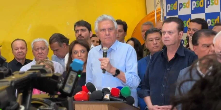 Ronaldo Caiado é oficializado candidato à presidência pelo PSD em convenção tensa