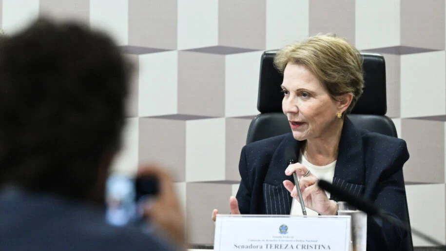 Tereza Cristina confirma convite de Flávio Bolsonaro para ser vice e gera tensão