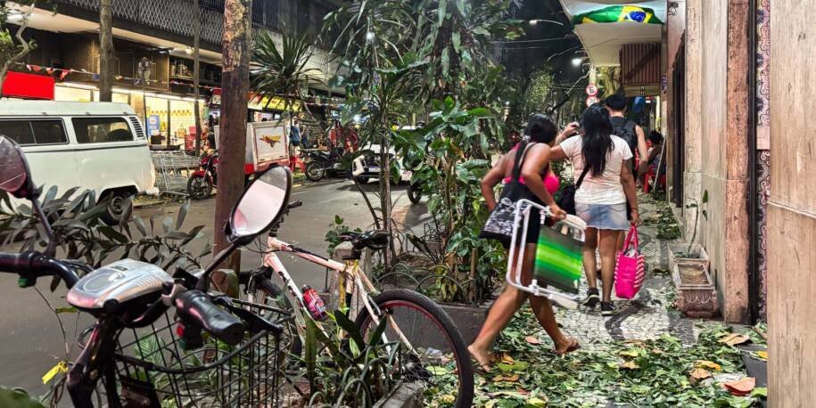 Vendaval devasta o Rio de Janeiro e deixa 510 mil imóveis sem energia elétrica