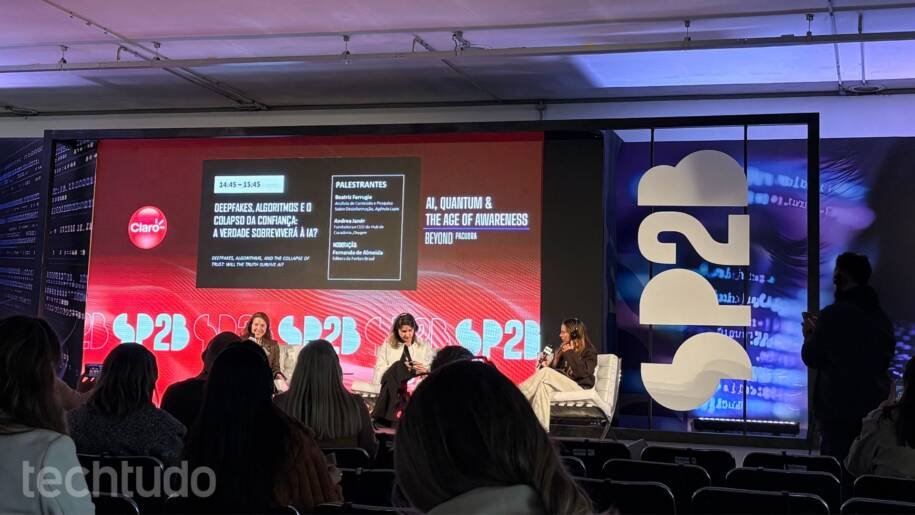 Andrea Janér e Beatriz Farrugia alertam sobre desinformação em evento do SP2B