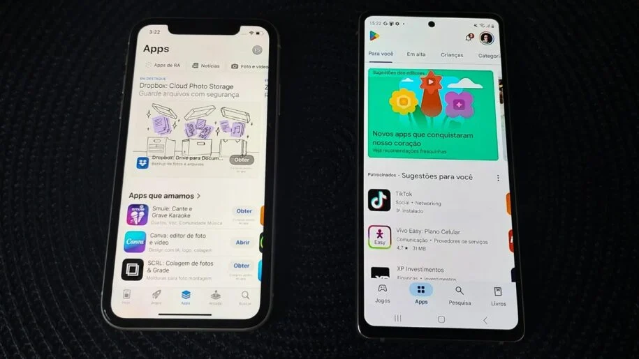 Android e iOS dominam o mercado de celulares e desafiam concorrentes como HarmonyOS