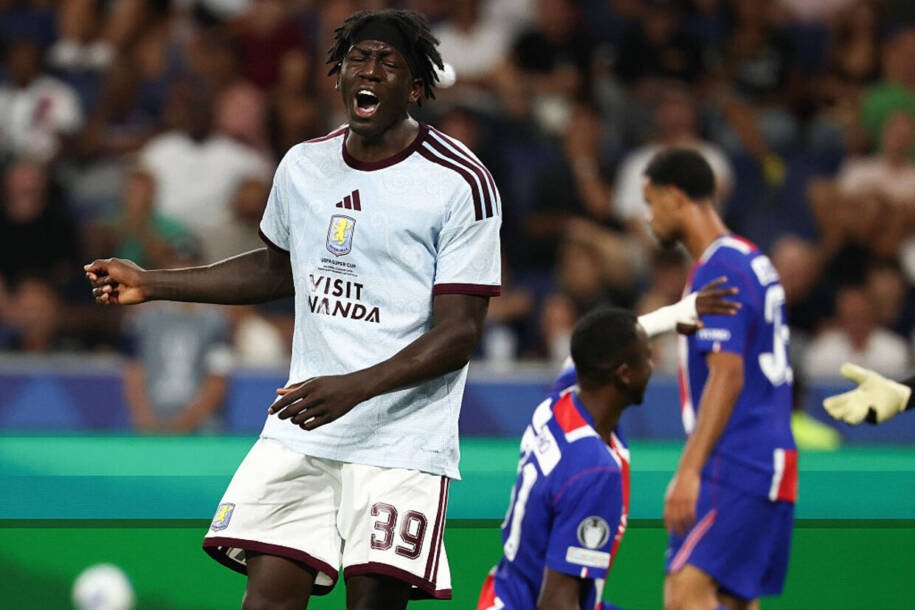 Aston Villa sofre derrota, mas Brian Madjo se destaca como nova estrela de 17 anos