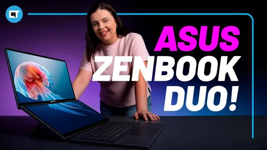 Asus Zenbook Duo revoluciona produtividade com duas telas OLED e desempenho potente