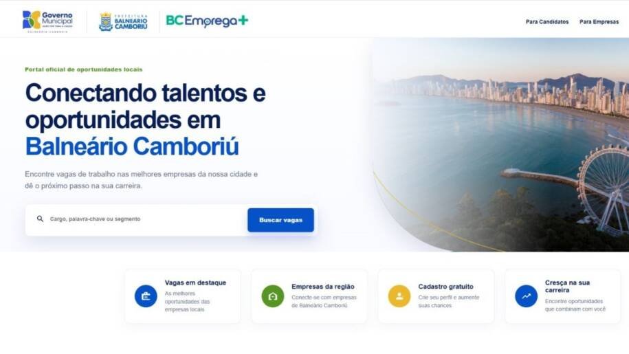 Balneário Camboriú lança BC Emprega+ e transforma busca por emprego