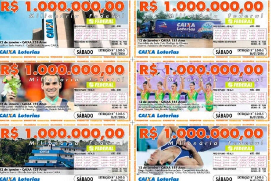 Caixa Econômica Federal anuncia prêmios milionários da Loteria Federal em SP