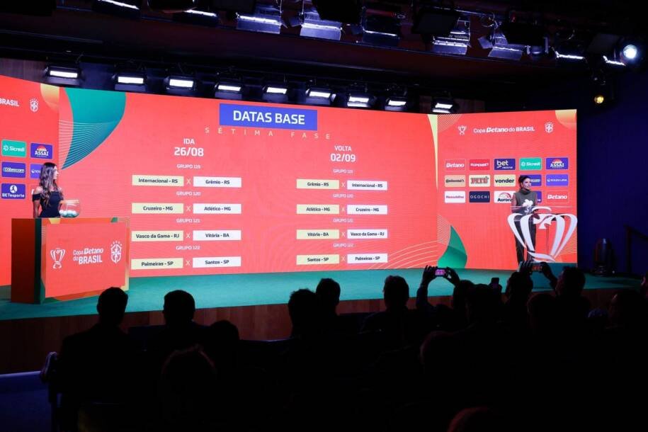 CBF sorteia quartas de final da Copa do Brasil 2026 com clássicos eletrizantes