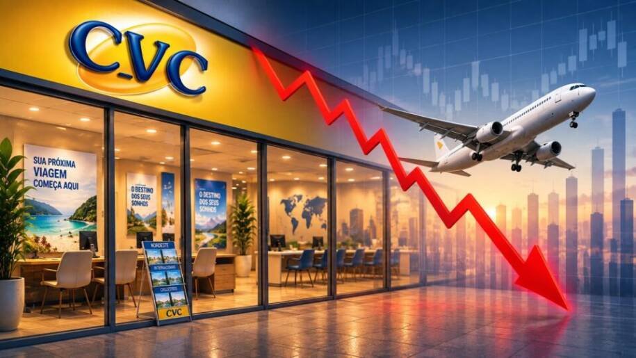 CVC enfrenta crise: ações desvalorizam 97% e valor de mercado despenca para menos de R$ 1 bi