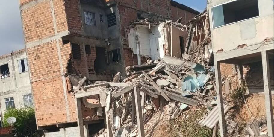 Defesa Civil interdita 13 casas em Jaraguá após explosão de botijão de gás