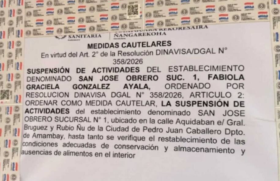 Dinavisa fecha 11 farmácias em Pedro Juan Caballero por venda ilegal de emagrecedores
