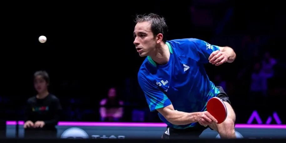Hugo Calderano arrasa William Bergenblock e avança no Smash Europe na Suécia