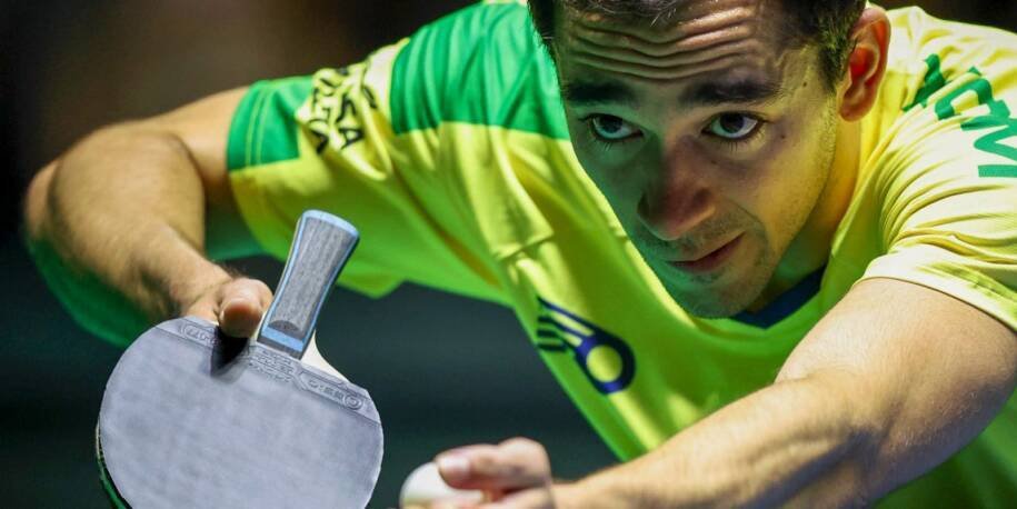 Hugo Calderano desafia Félix Lebrun em confronto decisivo no Europe Smash