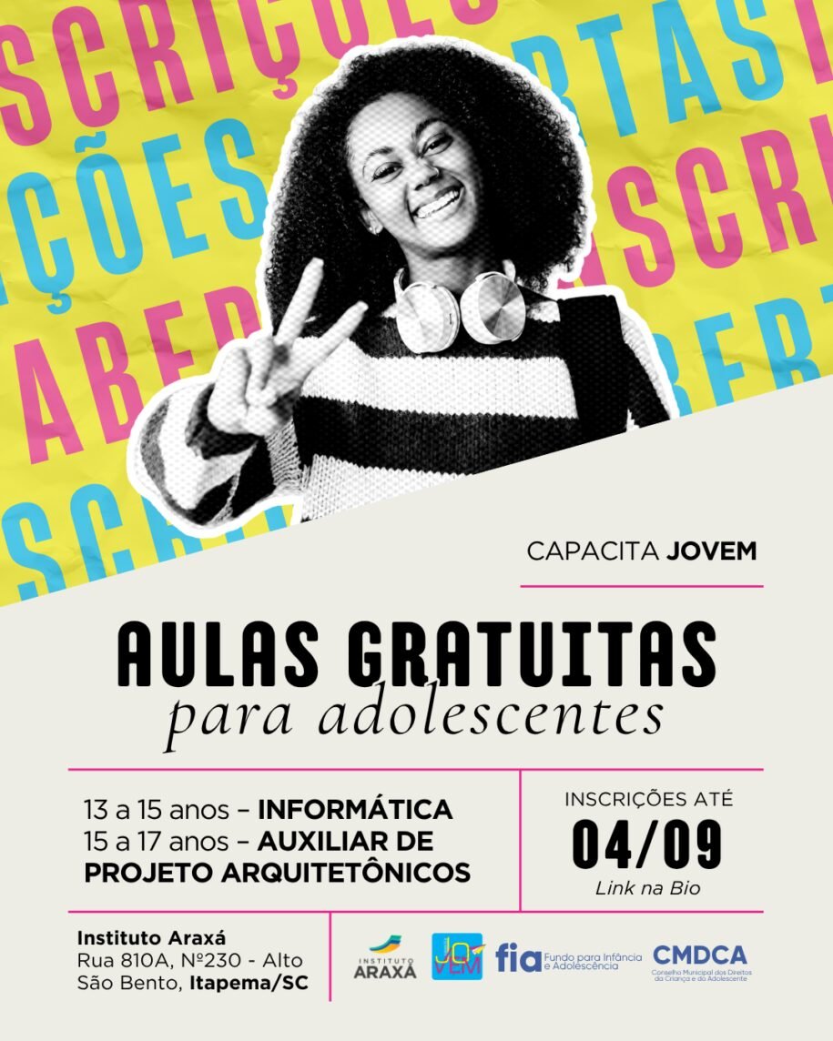 Instituto Araxá lança cursos gratuitos em Itapema e promete transformação social